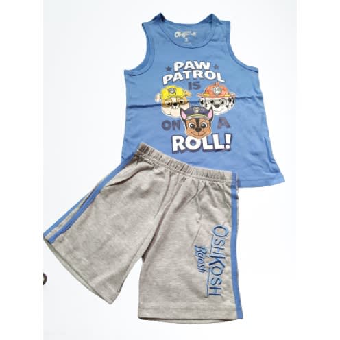 Tank Top And Shorts For Boys