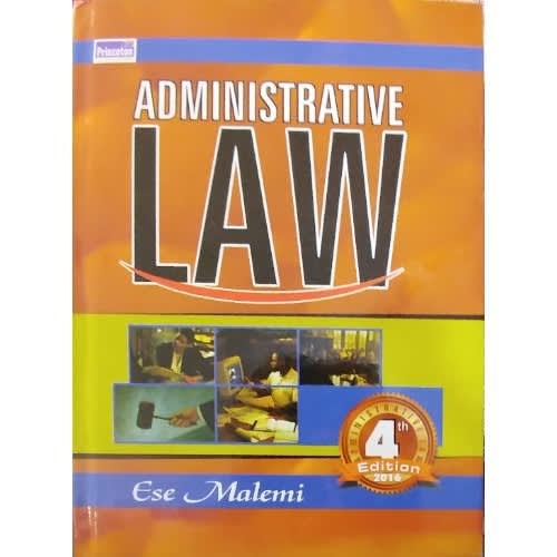 Administrative Law Fourth Edition By Ese Melami