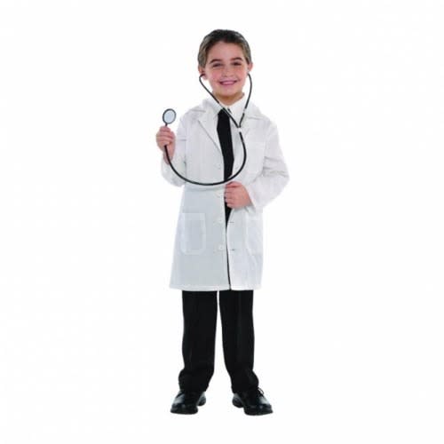 Kids Doctors Costume And Stethoscope