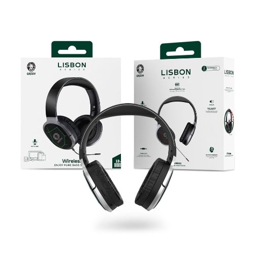Green Lisbon Series Wireless On-ear Headphones With Mi