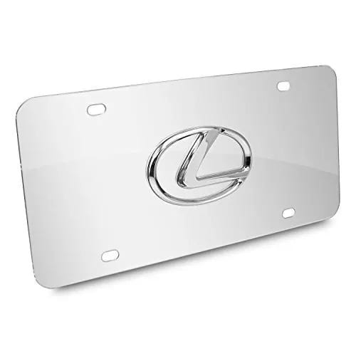 3d Chrome Stainless Steel For Lexus  License Plate