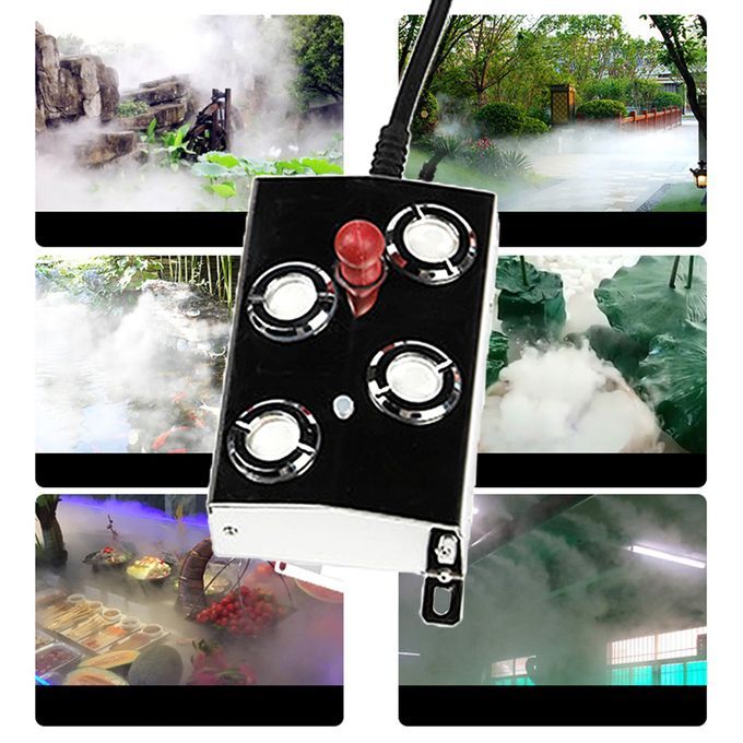 Mist Maker Rockery Pond Fogger Aquarium  4 4 Heads