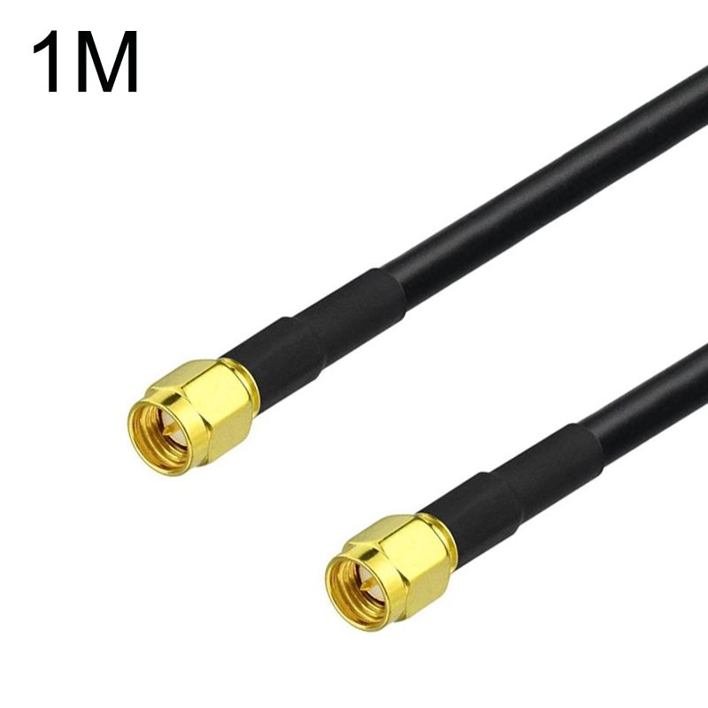 SMA Male To SMA Male RG58 Coaxial Cable, Cable Length:1m