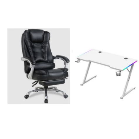 Home Office Set Of Table And Massage Office Chair