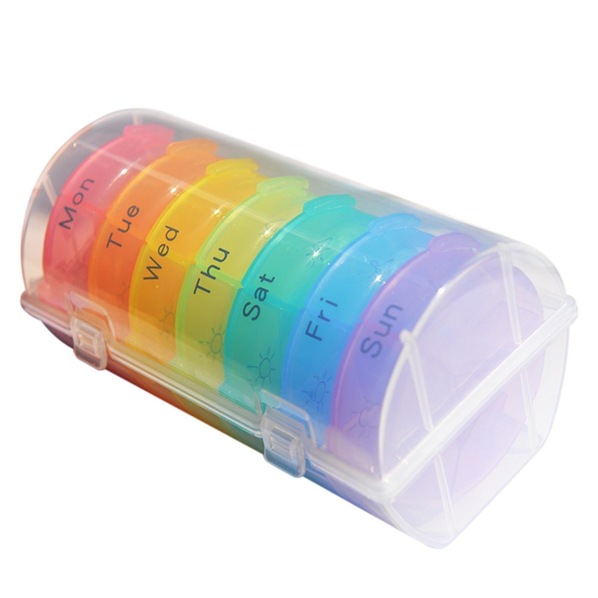 Weekly Pill Organizer Pill Box Large Compartments
