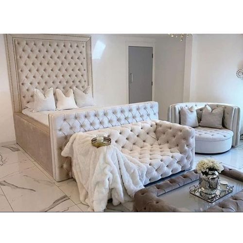 6/6 Upholstered  Bedframe Combo Free-Lagos, Oyo, Ogun