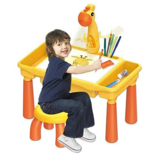 Kids Study Table With Seater