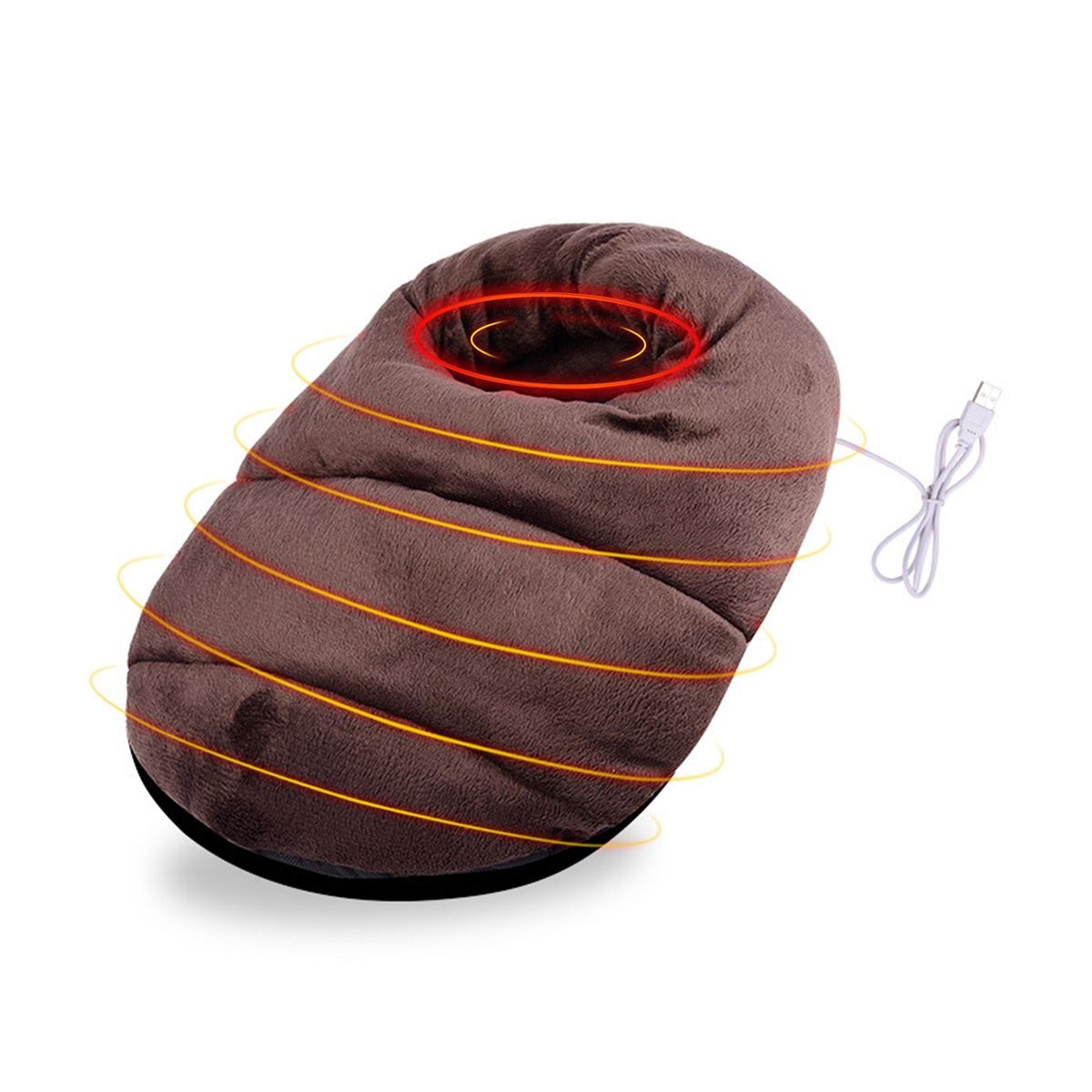 Electric Heated Foot Warmer Ultra-soft Plush USB Quick