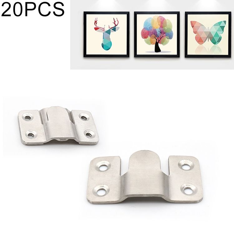 20 PCS Stainless Steel Picture Frame Hanging Code