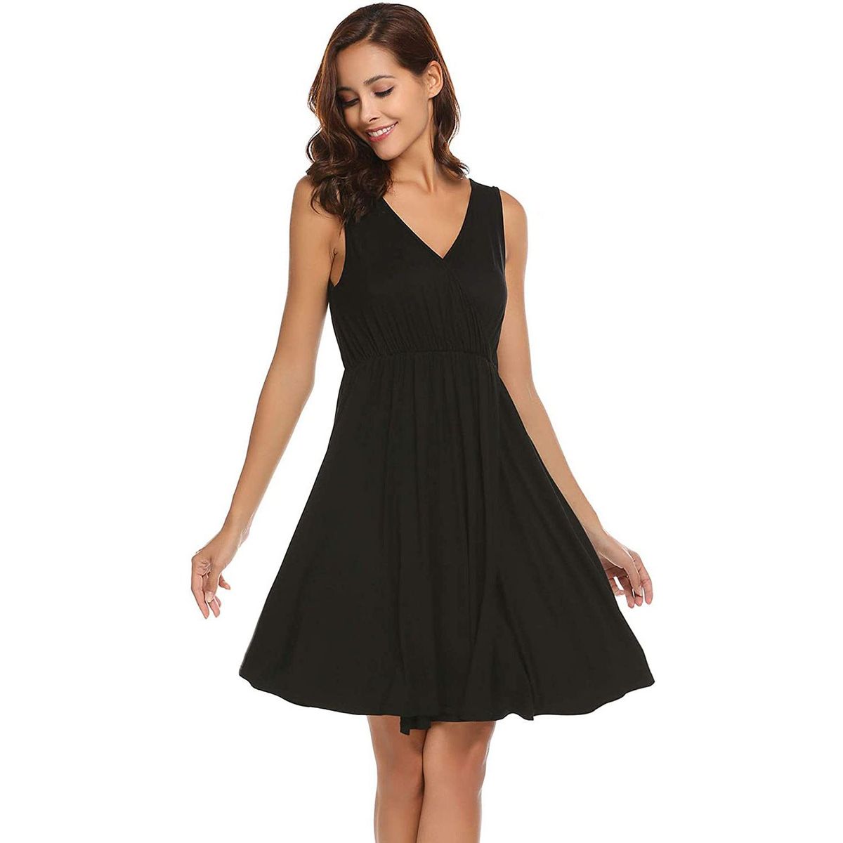 Solid color fashionable vest skirt for pregnant women