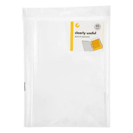 A4 Punch Pockets - 60 Pack