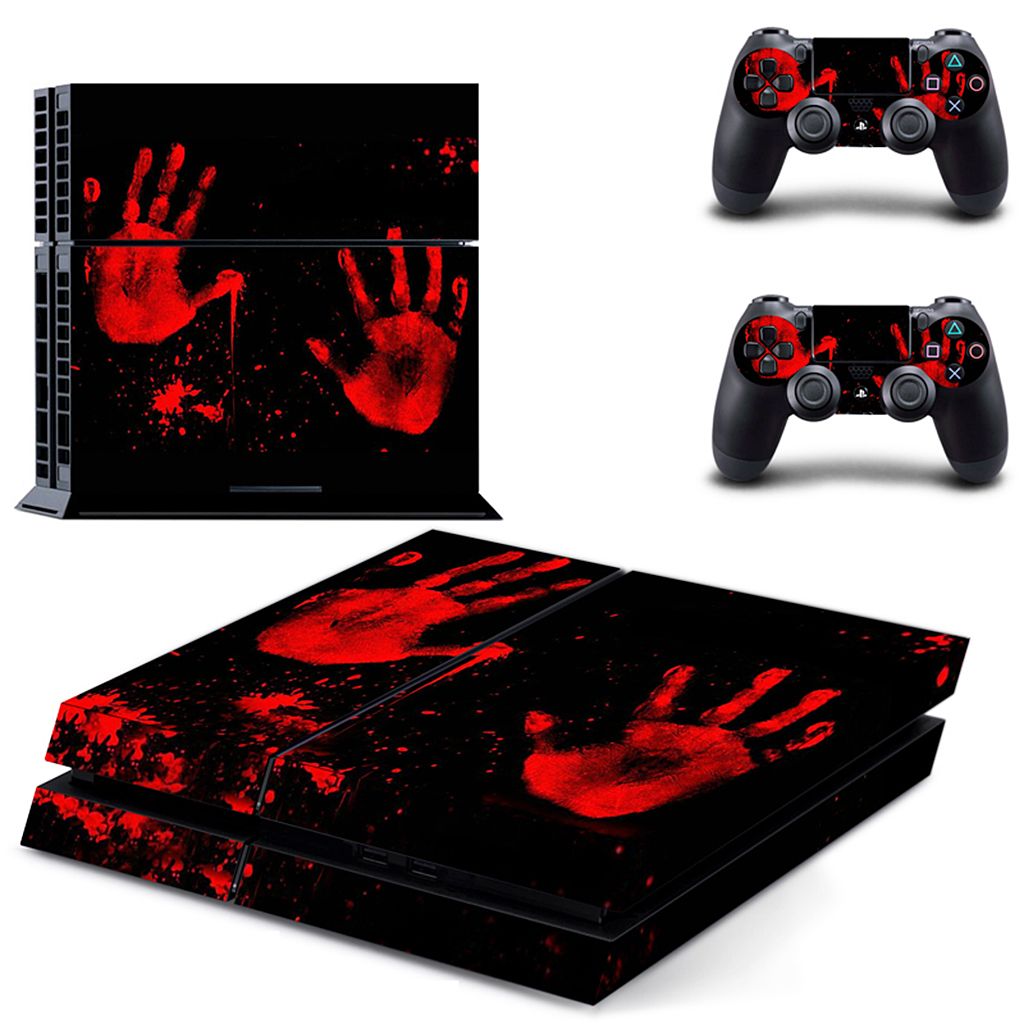 Cover Decal Skin For PS4 PlayStation4 Console + 2  Hand