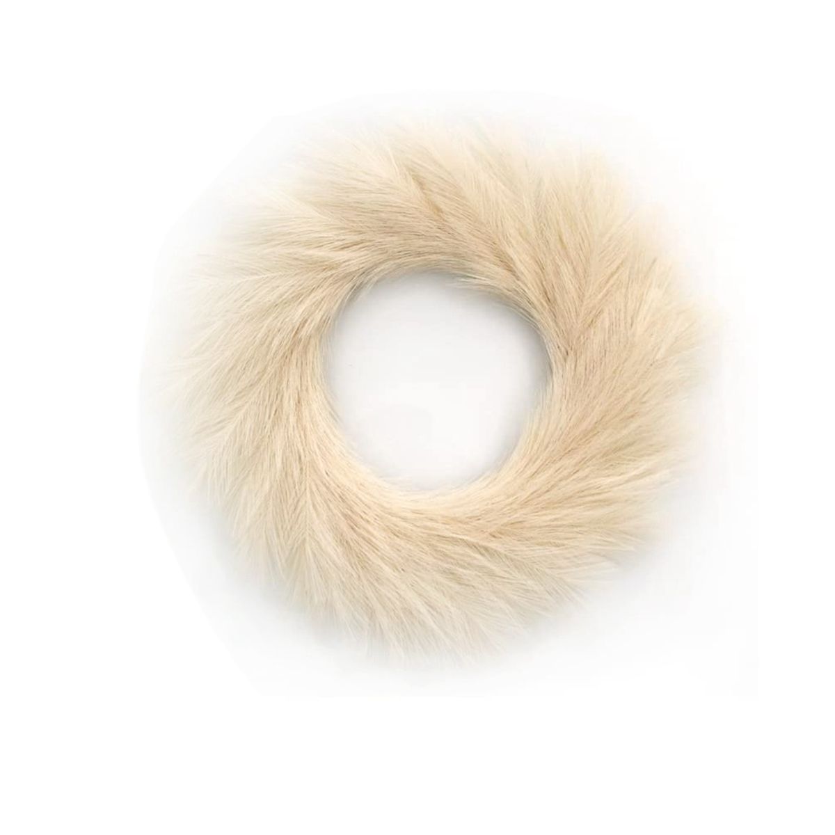 Artificial Pampas Grass Wreath, 22Inch Faux Pampas Grass Dec