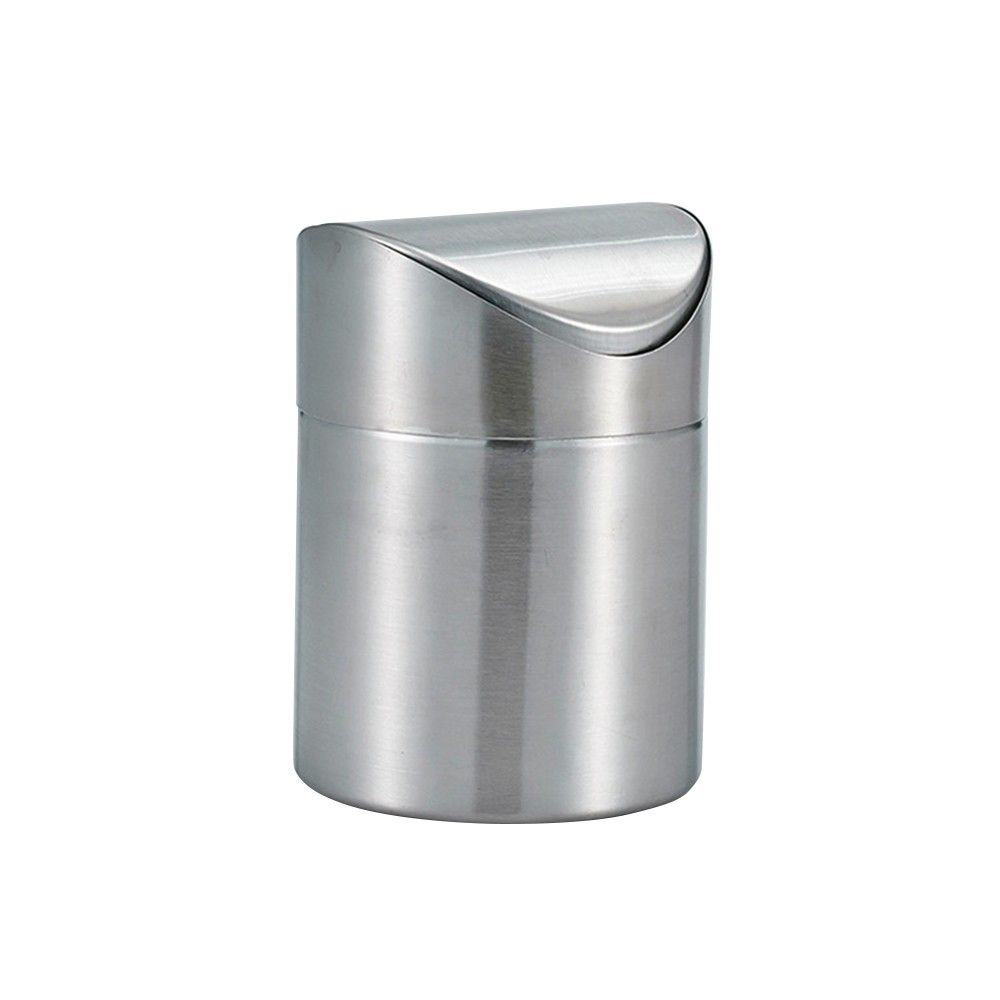 Creative Mini Waste Trash Bin Stainless Steel Trash Can