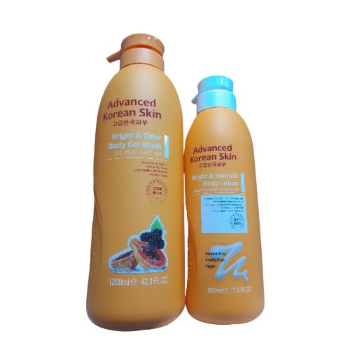 Bright And Clear Body Wash 1200ml And Lotion 500ml