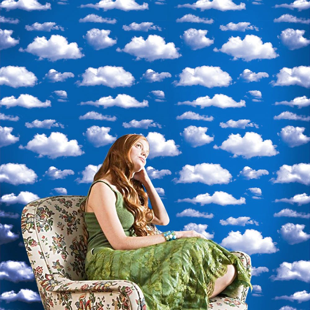 3D Simulation Blue Sky And White Cloud Effect Wall Stickers
