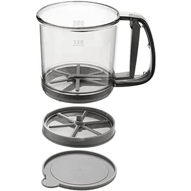 Flour Sifter for Baking, Double-Layer Extra Fine M