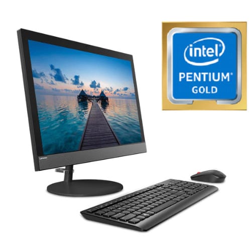 V130 All-in-one - Intel Pentium J5005 -4GB -1TB -19.45" -Win 10 Pro- Wired Mouse & Keyboard