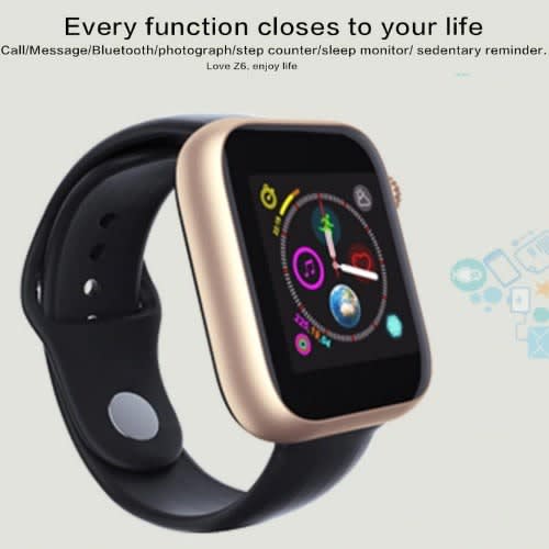 Z6 Bluetooth 35 Smartwatch Gold