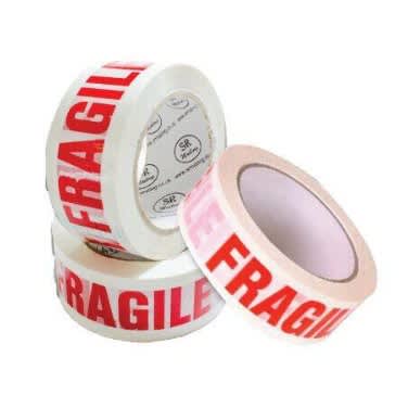Fragile Branded Adhesive Packing Tape - 3 Rolls