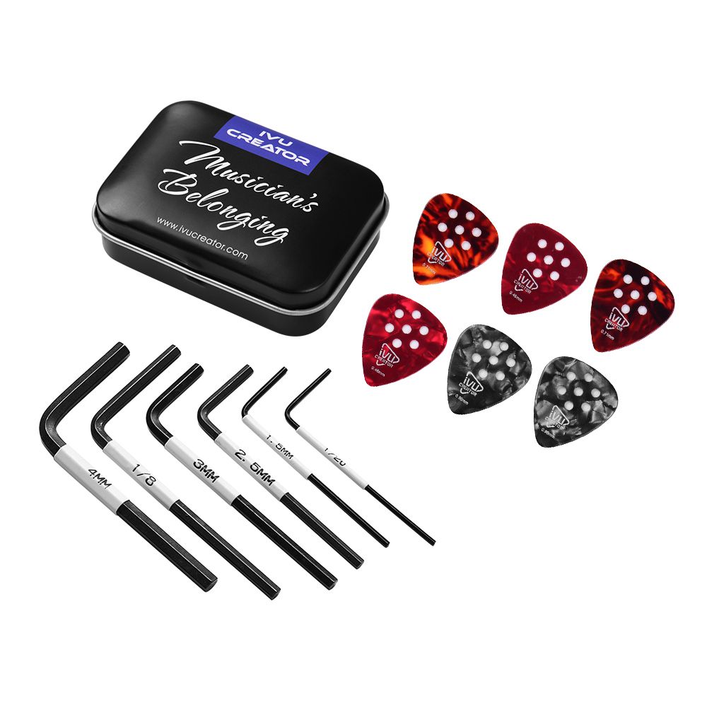 Handy Guitar Tool Kit Including 6pcs Allen Wrenches(1.5mm +