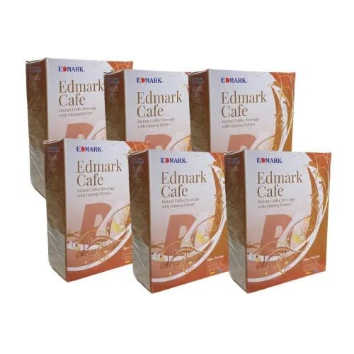 Korean Ginseng Coffee - 20 Sachets X 18g - Pack Of 6