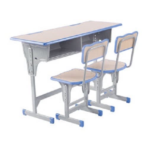 Classroom Chair And Desk - Double Seater