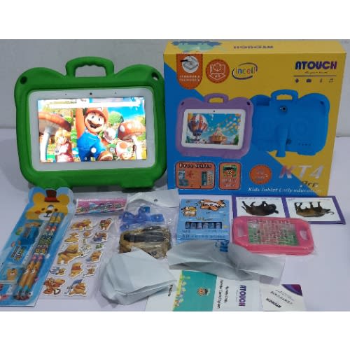 Kt4 Pro - 8GB RAM - 256GB ROM - 7" - 5000mAh - Andriod Educational Tablet - Green