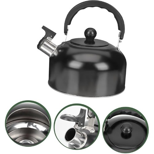 Stainless Steel Stove Top Whistling Tea Kettle - Fast Boiling Kitchen Kettle 3.0l