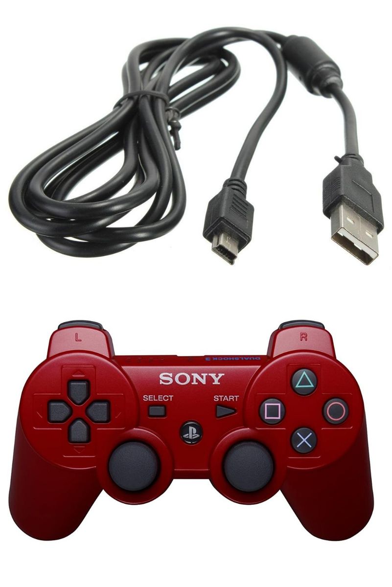PS3 DUAL SHOCK 3 WIRELESS GAME PAD+USB CORD