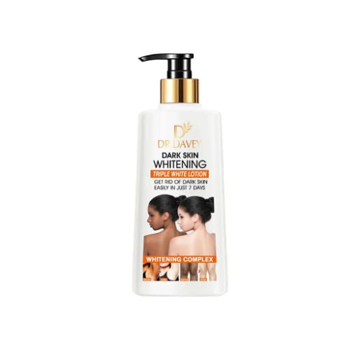 Dr Davey Dark Skin Whitening Triple White Lotion - 500ml