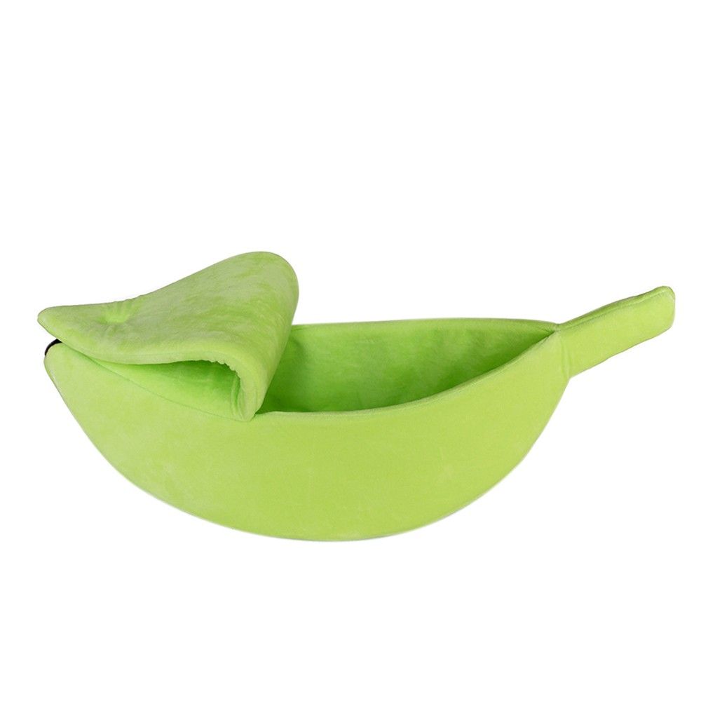 Banana Cat Bed House Puppy Cushion Kennel Portable Warm Pet