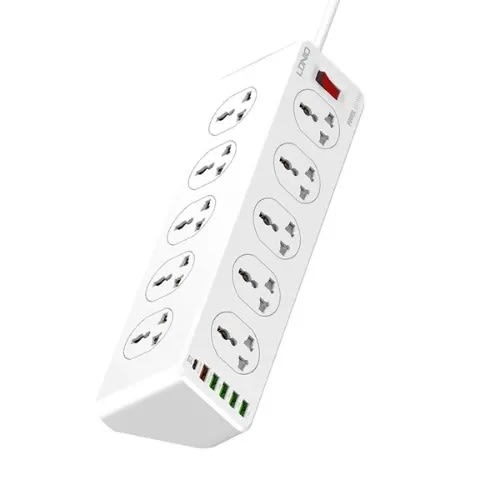 Usb Ports Desktop Extension Home Charger  - Sc10610 2500w 10 Sockets + Type-c Pd + Qc3.0 6