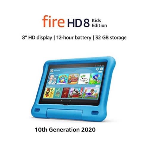 8 Kids Edition - 8" - 32GB Storage & 2GB RAM - Blue Pouch