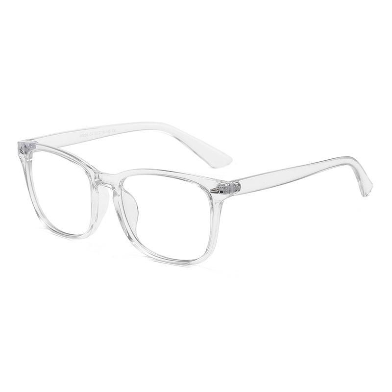 Anti-blue light Glasses flat lens Computer goggles Retro frame square mirror