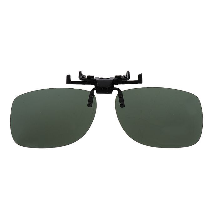 Polarized UV 400 Clip On Sunglasses Outdoor Cycling Deep Green Lens