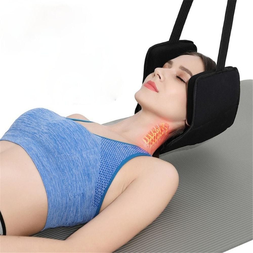 Hanging Neck Massager with Stand Neck Traction Massager Cervical Hamac for Neck