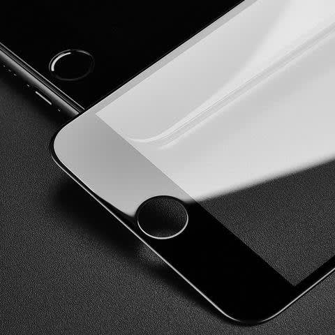 Black Full Hd Glass Screen Guard For Apple Iphone 6s (6G)