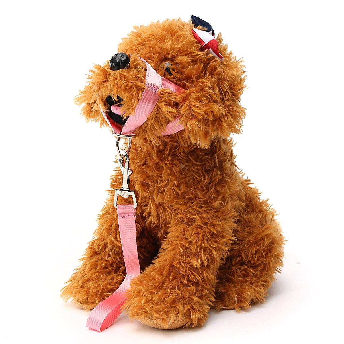 Pink XXL Dog Pet Head Collar Gentle Halter Leash Leader No Pull Straps For Training Dogs Pink 2XL