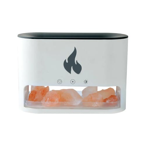 Flame Humidifier Crystal Salt Stone Aroma Diffuser