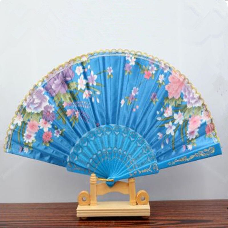 1pcs Hand Bridal BBB0486 Foldable Lady Wedding Fan Lace Decoration Fan Home Beautiful Craft Party Handheld Pocket