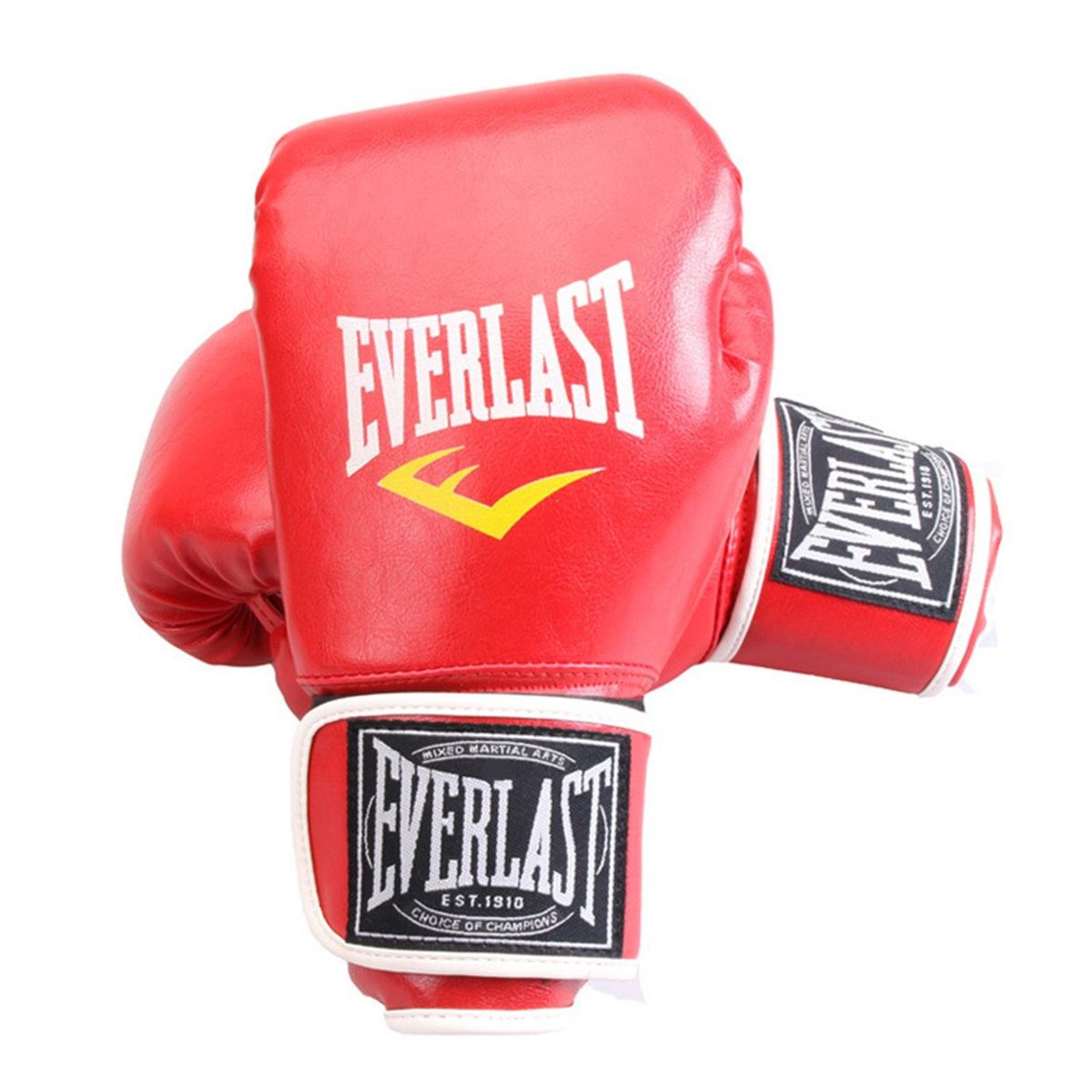 Adults Boxing Gloves Punch Professional Faux Leather Boxing for Men Red