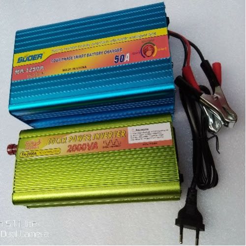 2000w Power Inverter With 50a Battery Charger