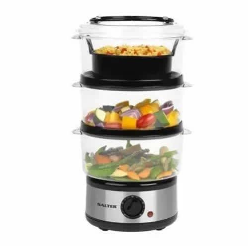 3-tier Food And Vegetable Steamer -500W