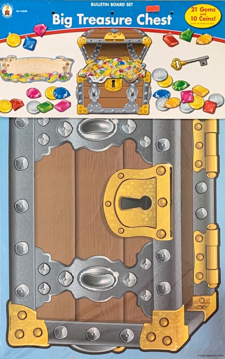CARSON DELLOSA BIG BULLETIN BOARD SET: BIG TREASURE CHEST