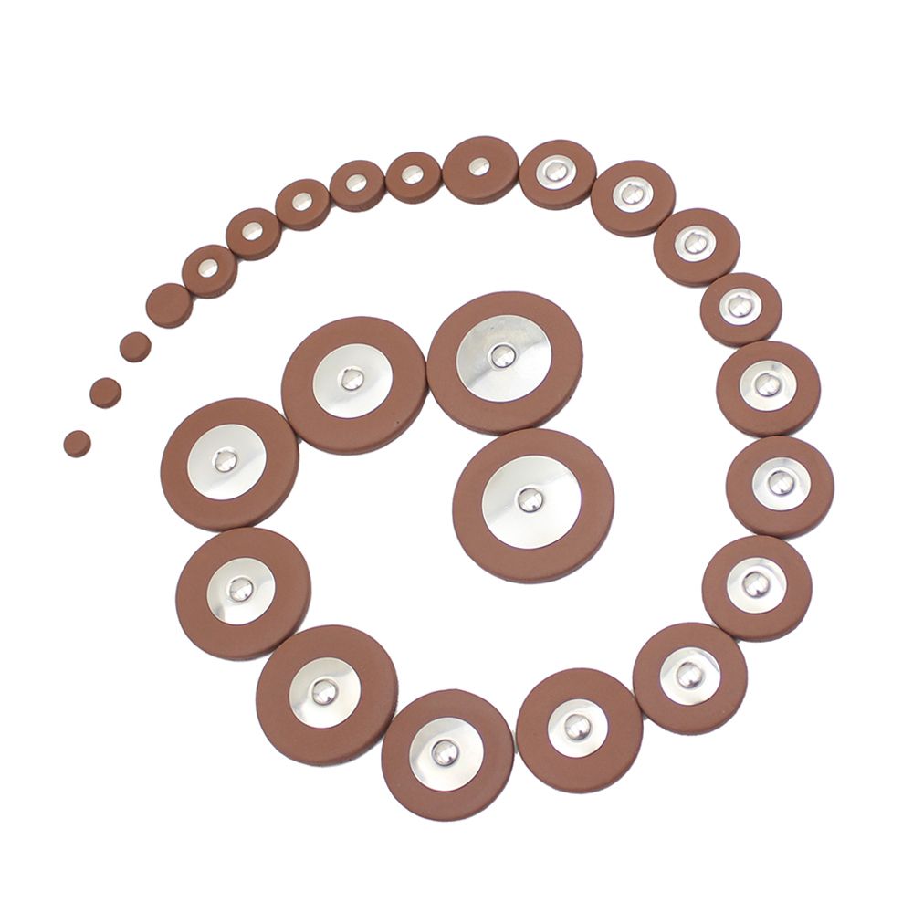 26 Pieces Of Sax Leather Pads Replacement For Alto Saxophone