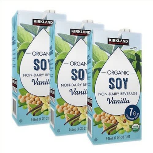Organic Non-dairy Soymilk Vanilla Flavour -946ml x 3