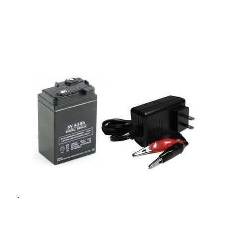 Rechargeable Fan Battery - 6V + Charger