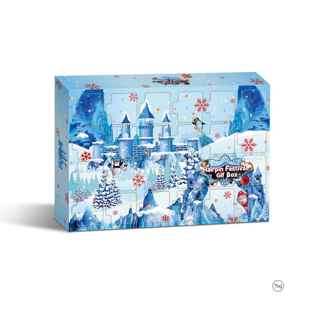 24-Grids Christmas Advents Surprises Box Interesting Stylish