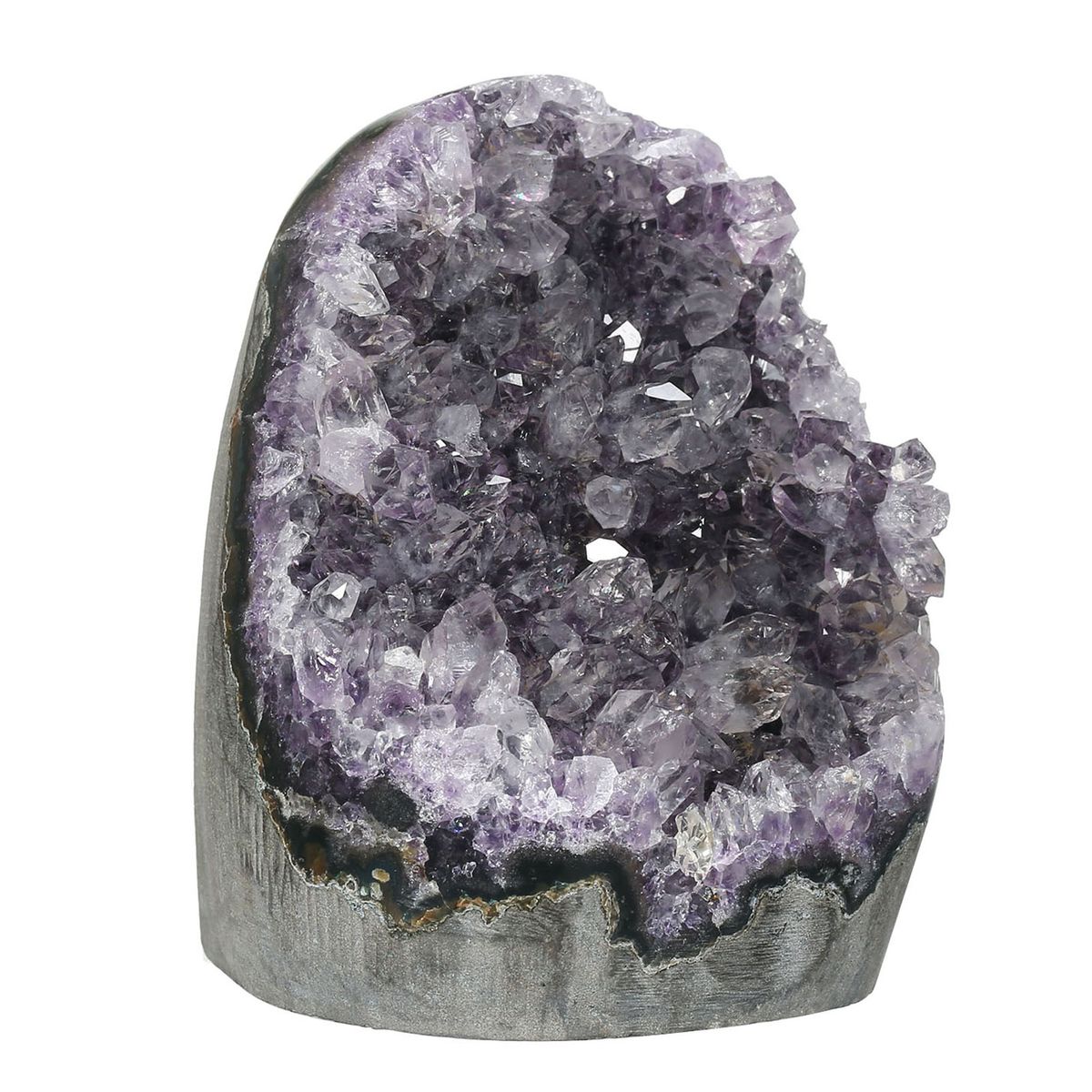Dark Purple Amethyst Geode Natural Amethyst Crystal Geode